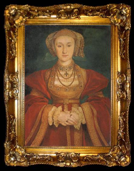framed  Hans Holbein Anne of Cleves (mk05), ta009-2